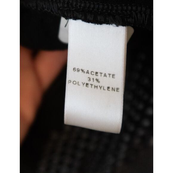 ST. JOHN Vintage '90s Silver Studded Polka Dot Black Wrap Dress NWT US 2 - Picture 6 of 9